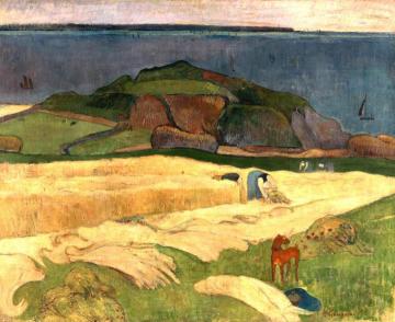Seaside Harvest, le Pouldu Artwork by Paul Gauguin