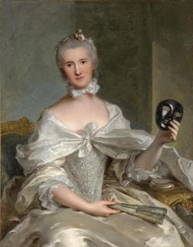 Portrait de la comtesse de Sérent Artwork by Jean-Marc Nattier