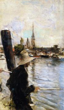 Fishermen Artwork by Giovanni Boldini