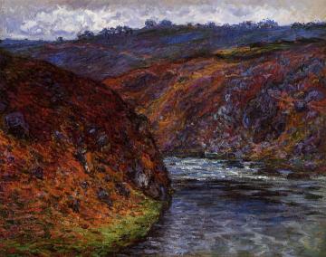 Valley of the Creuse, Grey Day Artwork by Claude Oscar Monet
