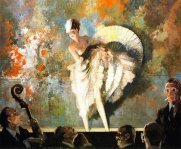 French Vaudeville Artwork by Everett Shinn