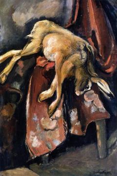 Still LIfe with Hare Artwork by Emile-othon Friesz