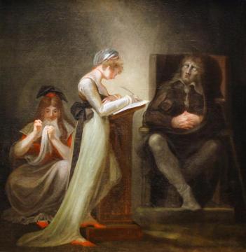 Milton Dictating to His Daughter Artwork by Henry Fuseli