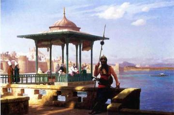 The Harem in a Kiosk Artwork by Jean Leon Gerome