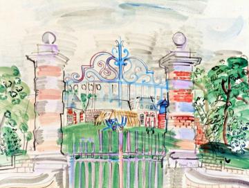 The Farm of Louis XIII Artwork by Raoul Dufy