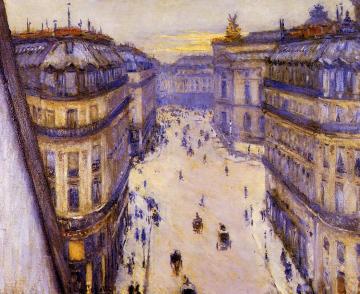 Rue Halevy, Seen from the Sixth Floor Artwork by Gustave Caillebotte