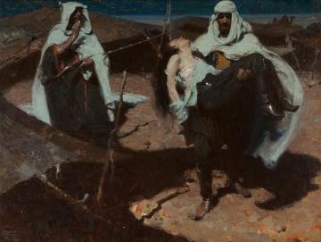 The Desert Healer Artwork by Dean Cornwell