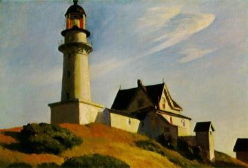 The Lighthouse at Two Lights Artwork by Edward Hopper