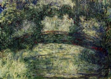The Japanese Bridge Artwork by Claude Oscar Monet