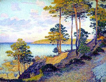Pointe-Saint-Pierre, Saint-Tropez Artwork by Theo van Rysselberghe