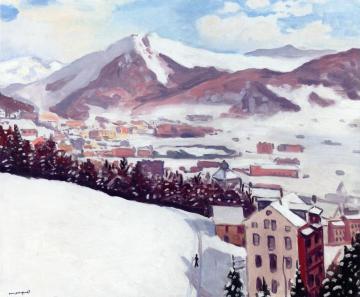 Crans-sur-Sierre Artwork by Albert Marquet