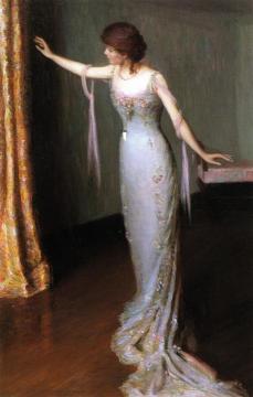 Lady In An Evening Dress Artwork by Lilla Cabot Perry