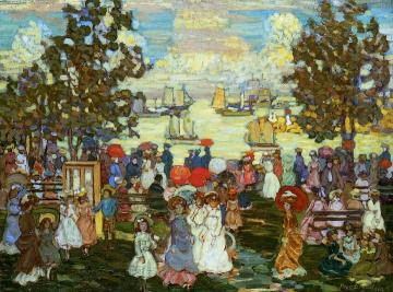 Salem Willows Artwork by Maurice Prendergast