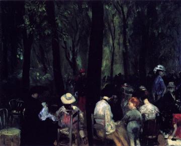 Under the Trees, Luxembourg Gardens Artwork by William James Glackens