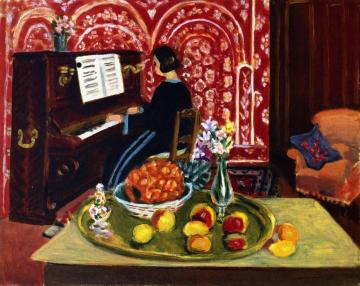 Pianist And Still Life Artwork by Henri Matisse