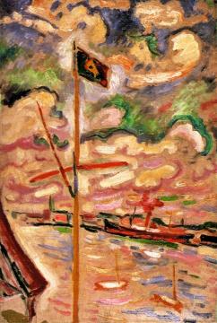 The Port Of Antwerp Artwork by Georges Braque