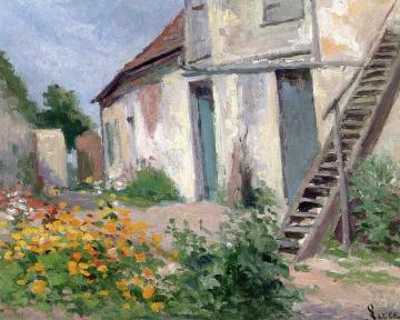 Rolleboise, The Artist's House Artwork by Maximilien Luce