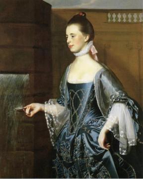Mrs. Daniel Sargent (mary Turner Sargent) Artwork by John Singleton Copley
