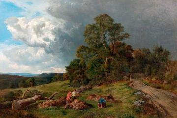 The Fern Gatherers Artwork by Sidney Richard Percy