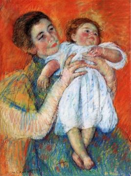 The Barefoot Child Artwork by Mary Cassatt