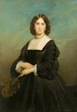 Madame Gambart Artwork by Edouard Louis Dubufe