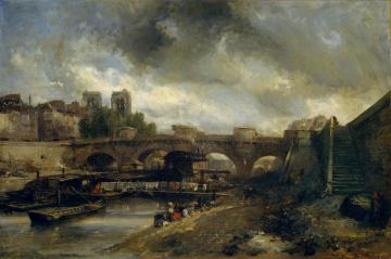 The Pont Neuf Artwork by Johan Berthold Jongkind