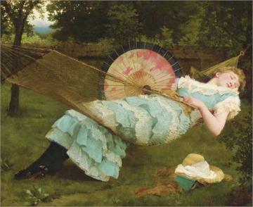 Sweet repose Artwork by Valentine Cameron Prinsep