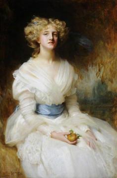 Miss Ivy Lilian Close Artwork by Arthur Hacker