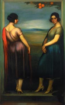 Carmen and Fuensanta Artwork by Julio Romero de Torres