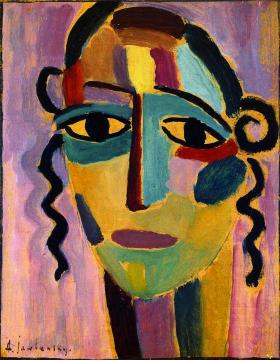 Mystical Head Artwork by Alexej Jawlensky