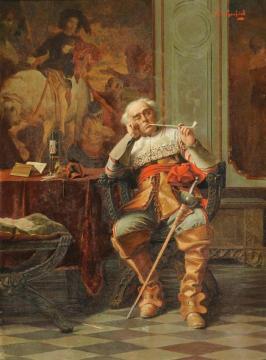 Leisure Moments Artwork by Alois Heinrich Priechenfried