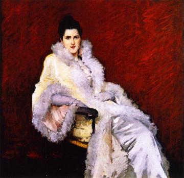 Portrait of Miss C. Artwork by William Merritt Chase