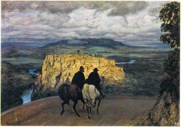 Travel memories of Umbria Artwork by Hans Thoma