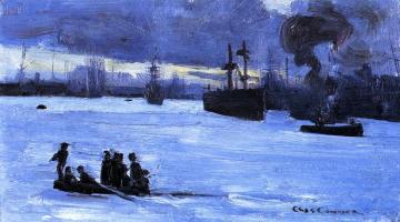 View of Port Pillip Bay Artwork by Charles Conder