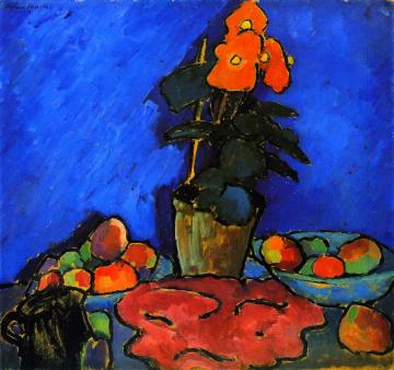 Still LIfe with Begonia Artwork by Alexej Jawlensky