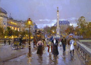 Chatelet Artwork by Edouard Léon Cortes