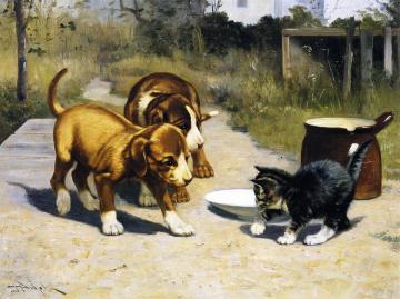 Courage is Half the Battle Artwork by John Henry Dolph