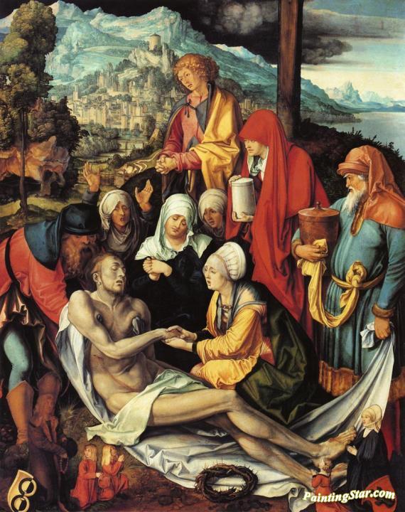 Lamentation For Christ Artwork by Albrecht Dürer