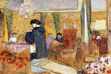 Femmes dans le Salon à la Terrasse à Vasouy Artwork by Edouard Vuillard