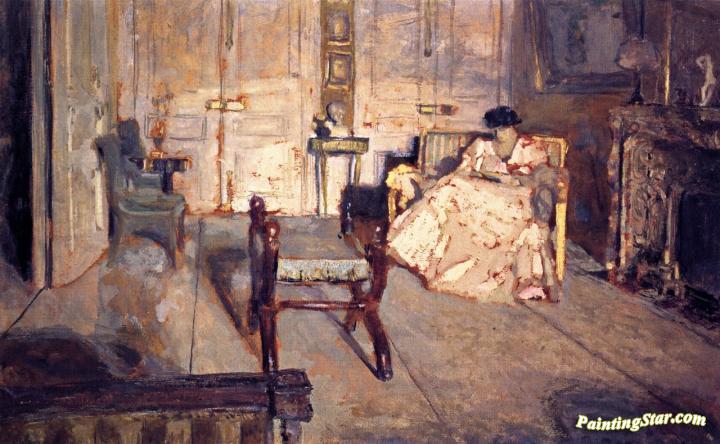 The White Salon Artwork by Edouard Vuillard