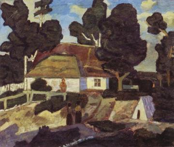 Evening Artwork by Nikolai Krymov