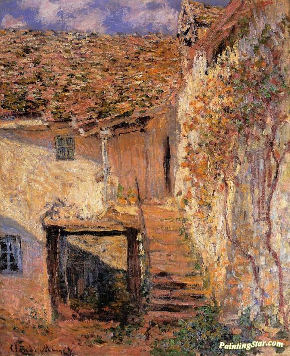 The Steps Artwork by Claude Oscar Monet