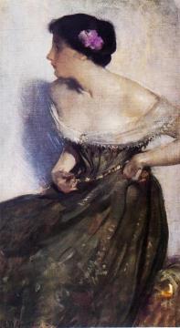 Portrait of a Lady Artwork by John White Alexander