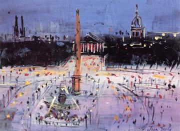 Place De La Concord Artwork by Jean Dufy
