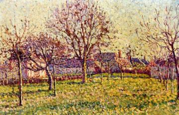 The Orchard at Eragny Artwork by Maximilien Luce