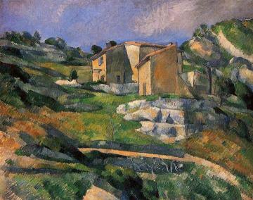 Houses in Provence Artwork by Paul Cezanne