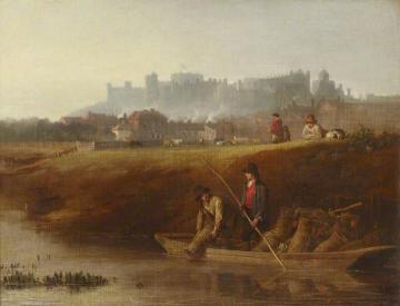 A Distant View of Windsor Castle Artwork by William Henry Hunt