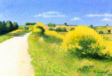 Route aux Genets Artwork by Achille Lauge