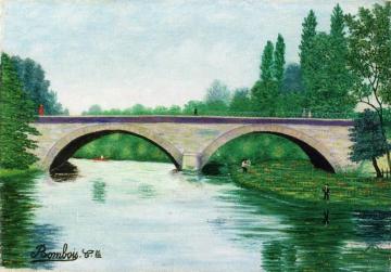 The Bridge over the River Artwork by Camille Bombois