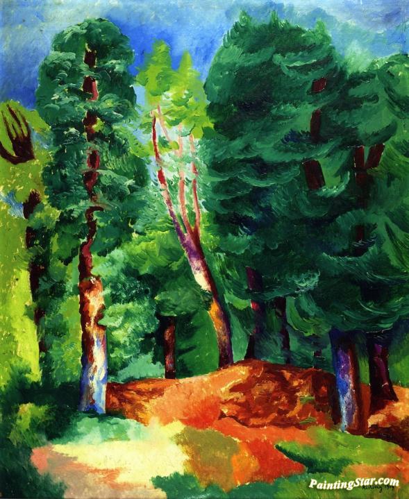 Trees Artwork by Moise Kisling
